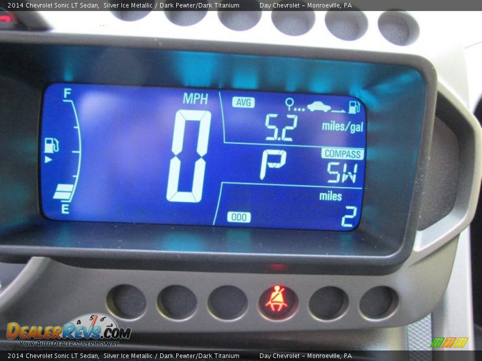 2014 Chevrolet Sonic LT Sedan Silver Ice Metallic / Dark Pewter/Dark Titanium Photo #19
