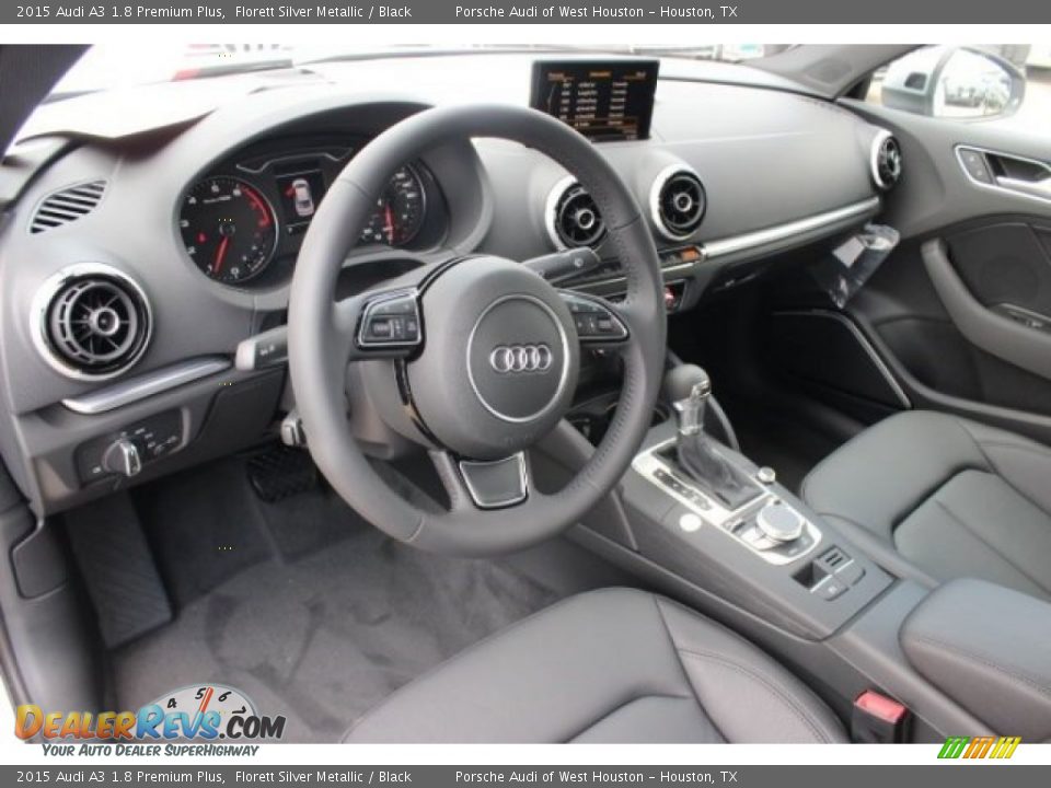 2015 Audi A3 1.8 Premium Plus Florett Silver Metallic / Black Photo #11