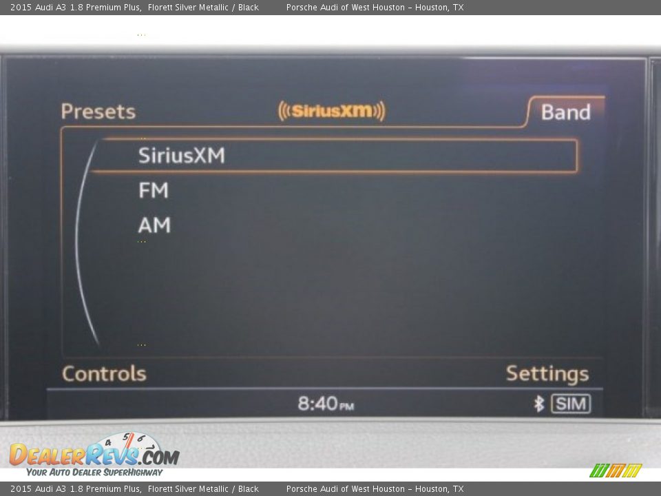 2015 Audi A3 1.8 Premium Plus Florett Silver Metallic / Black Photo #17