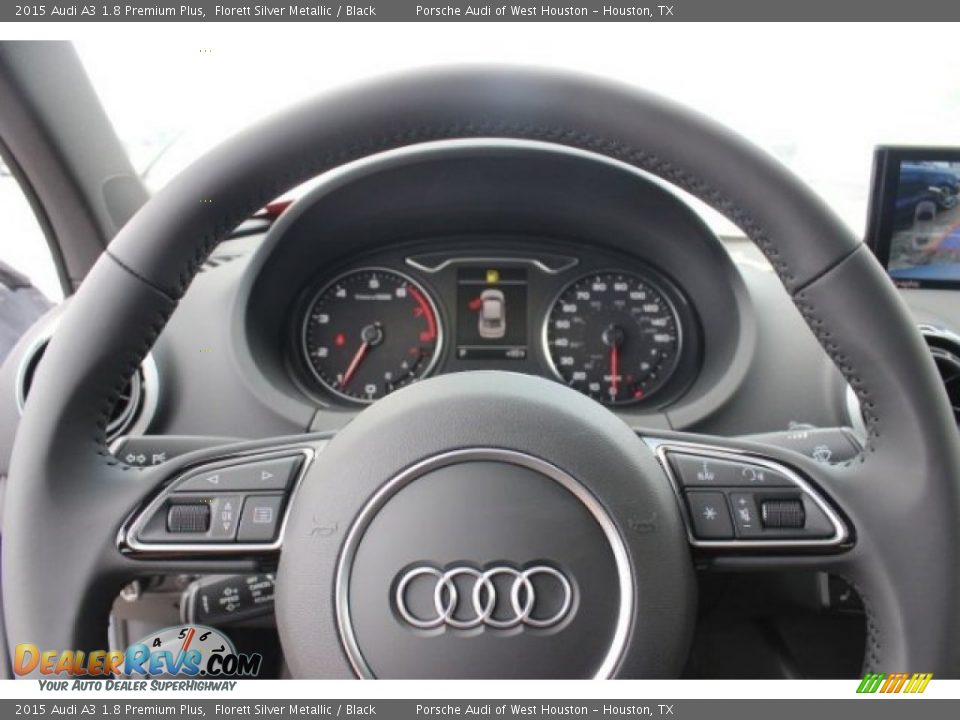 2015 Audi A3 1.8 Premium Plus Florett Silver Metallic / Black Photo #24