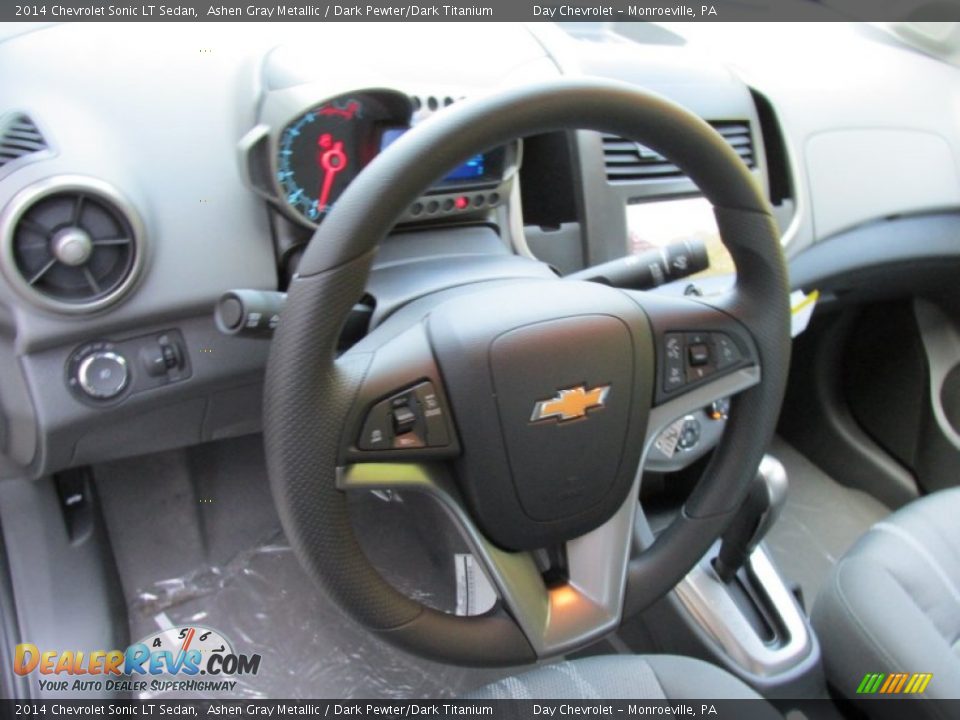 2014 Chevrolet Sonic LT Sedan Ashen Gray Metallic / Dark Pewter/Dark Titanium Photo #13