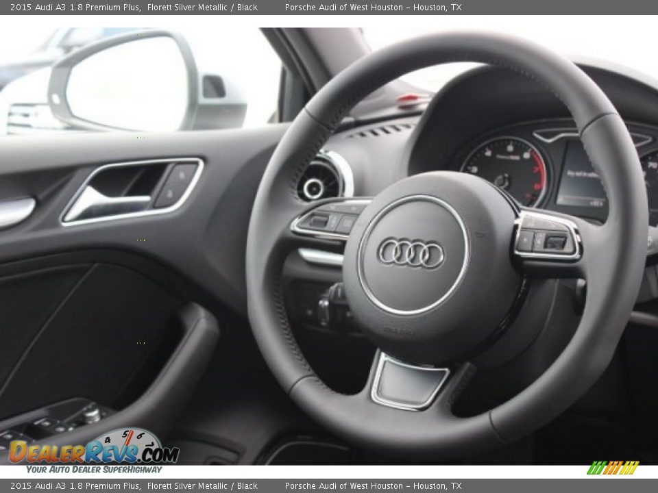 2015 Audi A3 1.8 Premium Plus Florett Silver Metallic / Black Photo #30