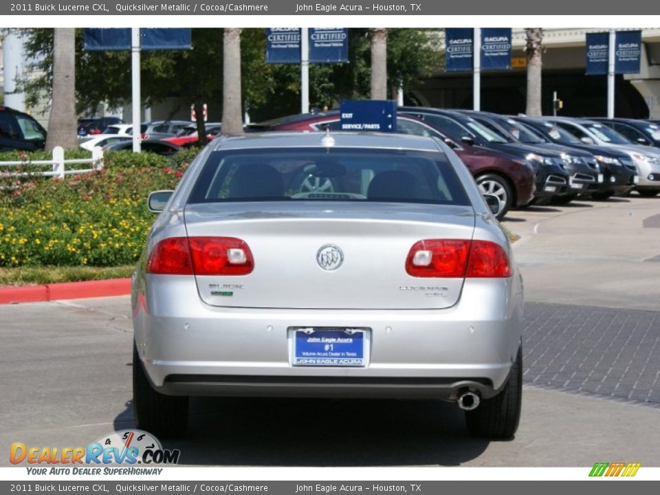 2011 Buick Lucerne CXL Quicksilver Metallic / Cocoa/Cashmere Photo #4