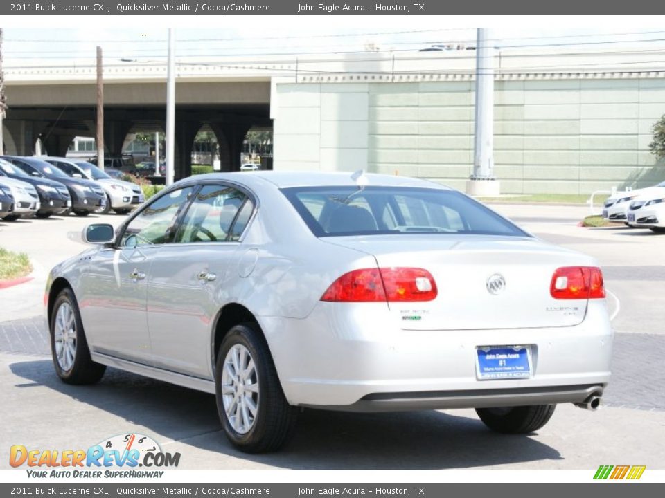 2011 Buick Lucerne CXL Quicksilver Metallic / Cocoa/Cashmere Photo #7