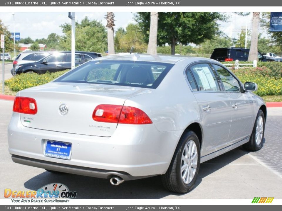 2011 Buick Lucerne CXL Quicksilver Metallic / Cocoa/Cashmere Photo #8
