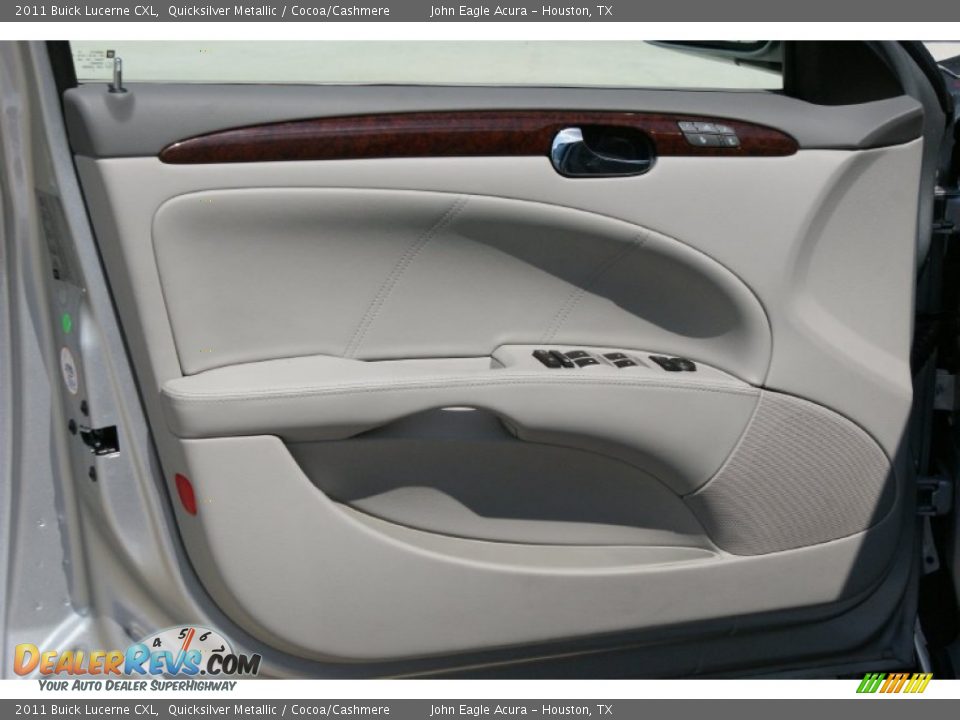 2011 Buick Lucerne CXL Quicksilver Metallic / Cocoa/Cashmere Photo #10