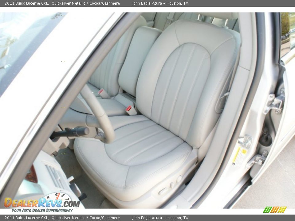 2011 Buick Lucerne CXL Quicksilver Metallic / Cocoa/Cashmere Photo #12