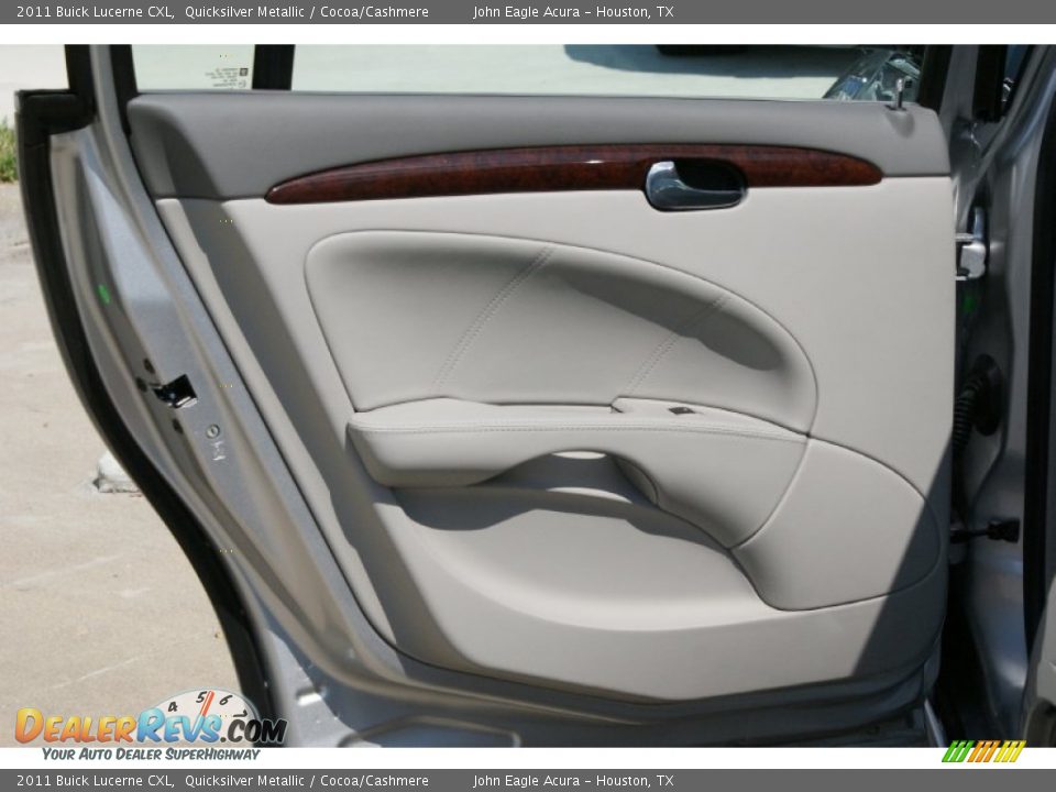 2011 Buick Lucerne CXL Quicksilver Metallic / Cocoa/Cashmere Photo #13