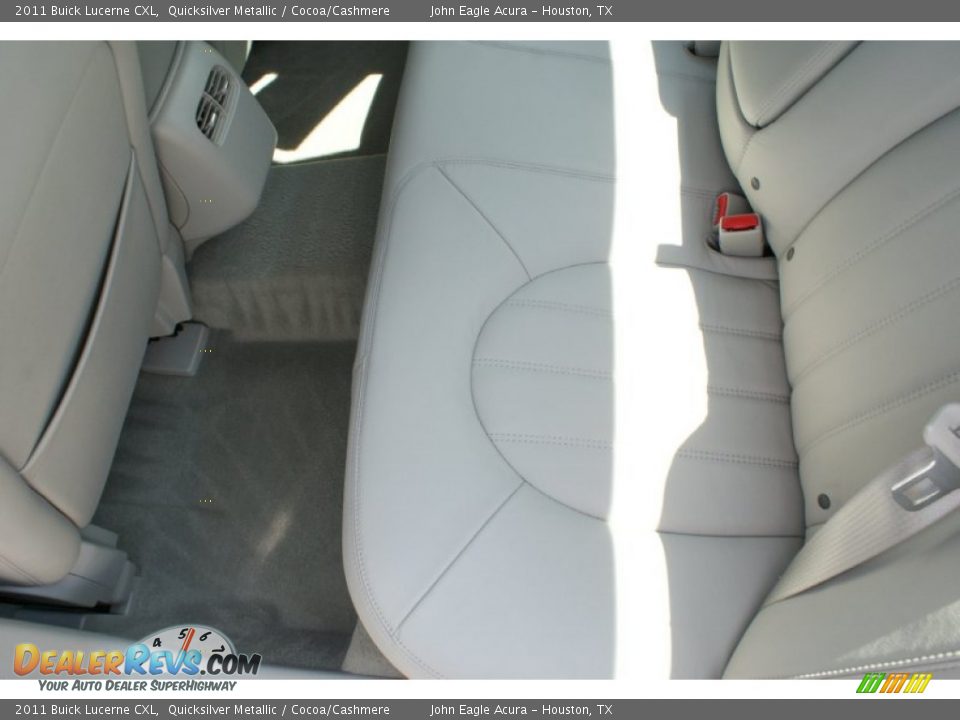 2011 Buick Lucerne CXL Quicksilver Metallic / Cocoa/Cashmere Photo #15