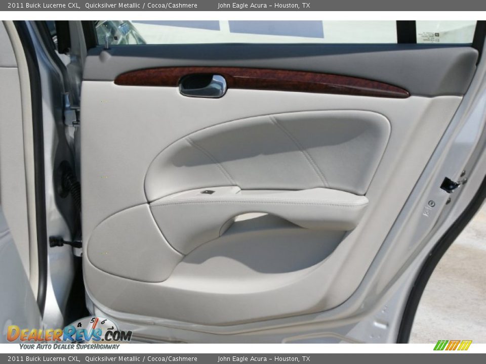 2011 Buick Lucerne CXL Quicksilver Metallic / Cocoa/Cashmere Photo #16