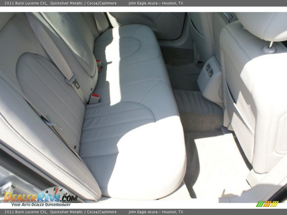 2011 Buick Lucerne CXL Quicksilver Metallic / Cocoa/Cashmere Photo #17