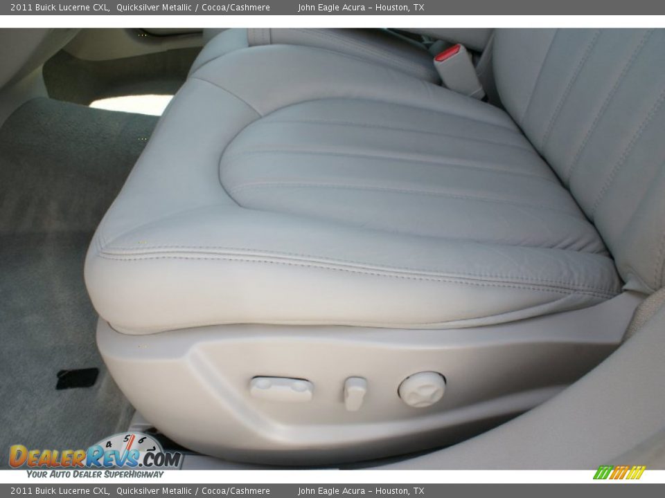 2011 Buick Lucerne CXL Quicksilver Metallic / Cocoa/Cashmere Photo #22