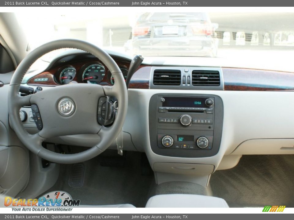 2011 Buick Lucerne CXL Quicksilver Metallic / Cocoa/Cashmere Photo #24