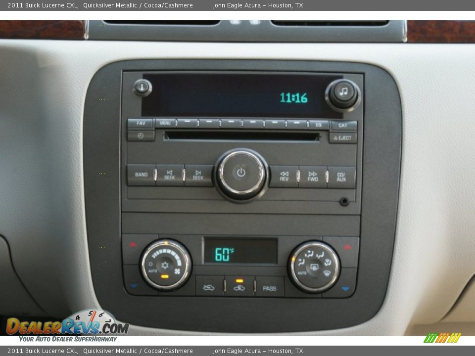 2011 Buick Lucerne CXL Quicksilver Metallic / Cocoa/Cashmere Photo #25