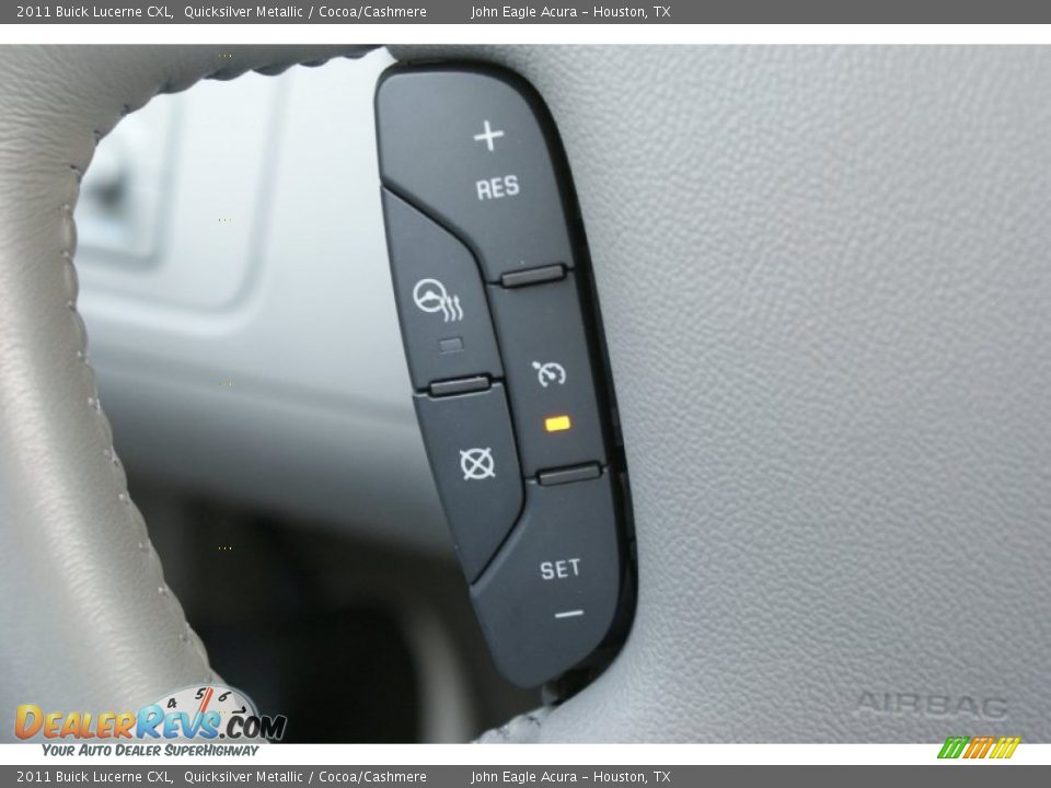 2011 Buick Lucerne CXL Quicksilver Metallic / Cocoa/Cashmere Photo #30