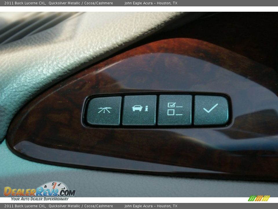 2011 Buick Lucerne CXL Quicksilver Metallic / Cocoa/Cashmere Photo #31