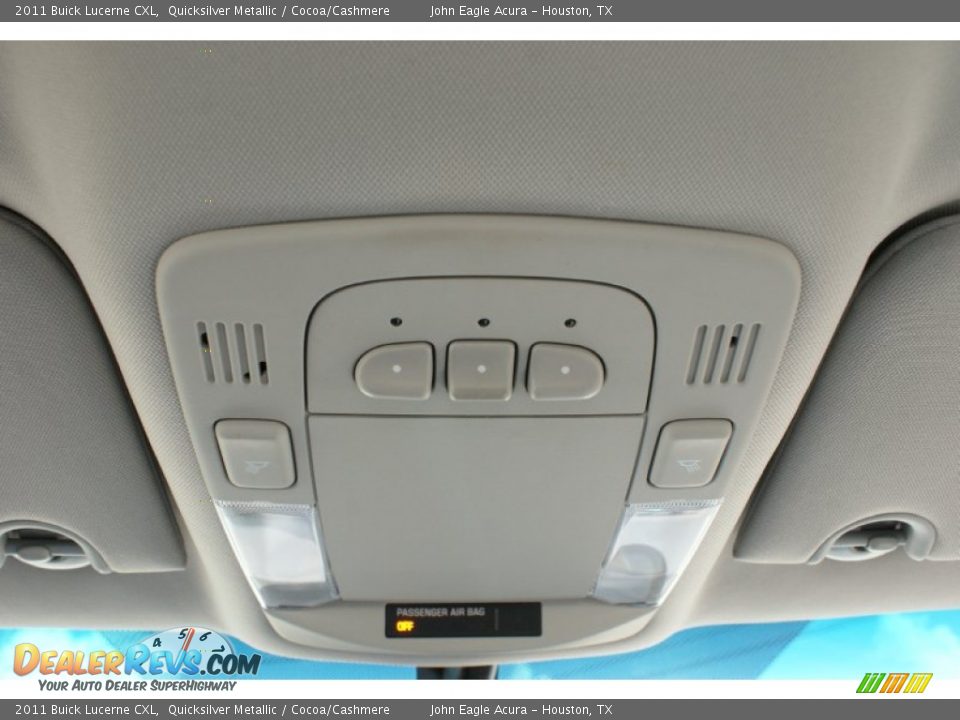 2011 Buick Lucerne CXL Quicksilver Metallic / Cocoa/Cashmere Photo #34