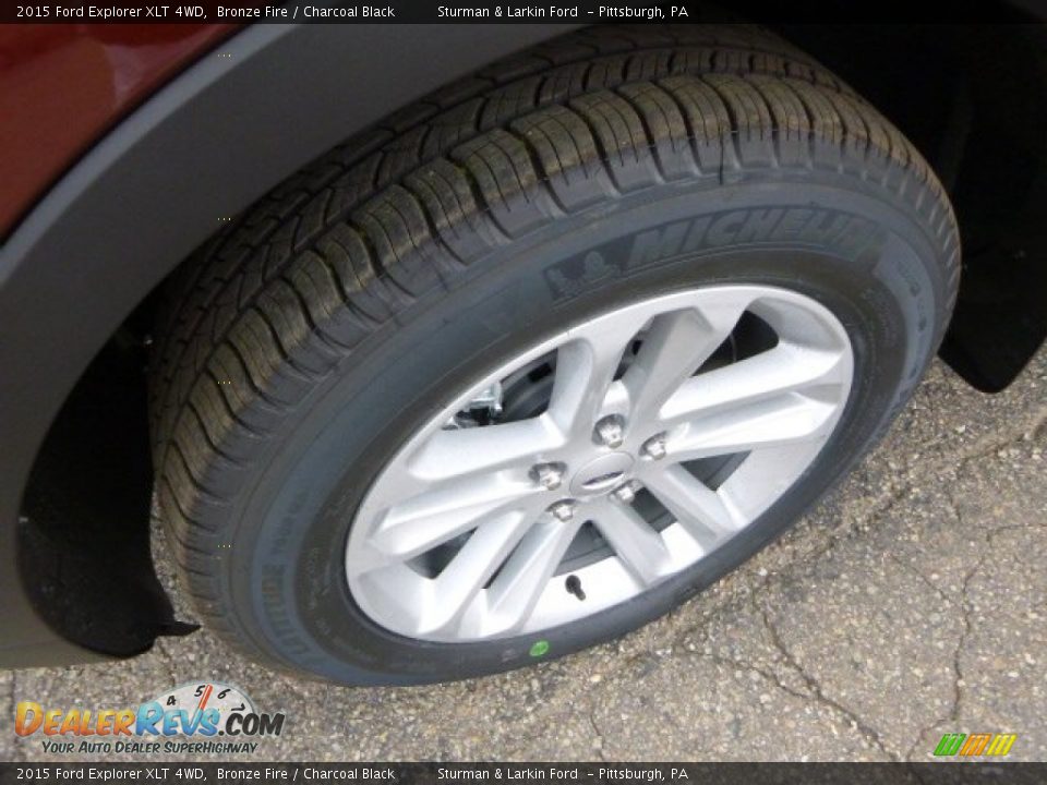2015 Ford Explorer XLT 4WD Bronze Fire / Charcoal Black Photo #7