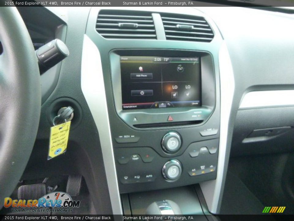 2015 Ford Explorer XLT 4WD Bronze Fire / Charcoal Black Photo #13