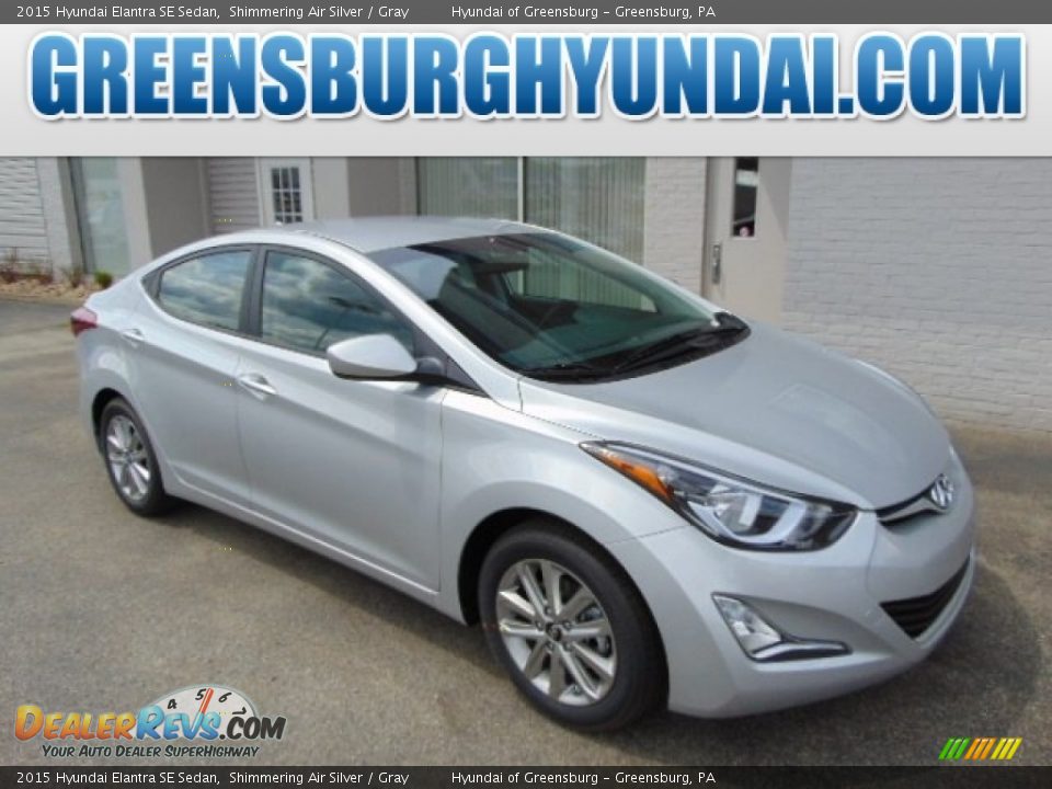 2015 Hyundai Elantra SE Sedan Shimmering Air Silver / Gray Photo #1