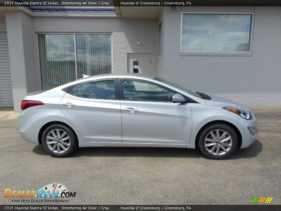 2015 Hyundai Elantra SE Sedan Shimmering Air Silver / Gray Photo #2