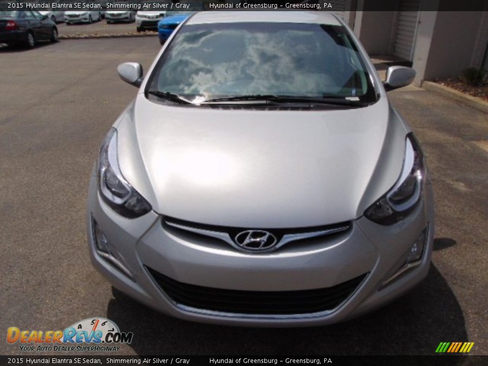 2015 Hyundai Elantra SE Sedan Shimmering Air Silver / Gray Photo #4