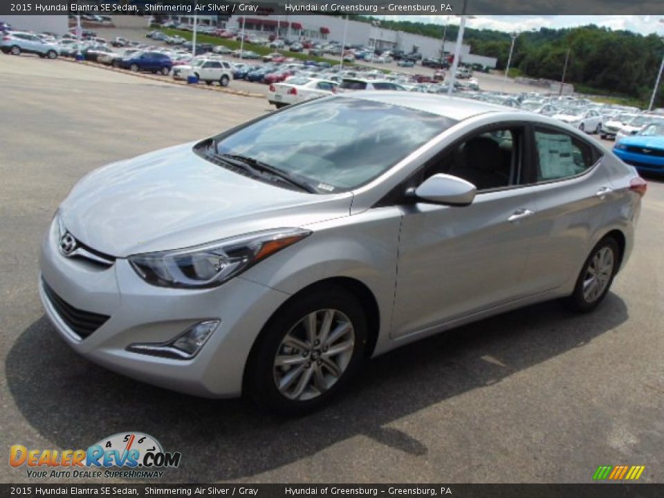 2015 Hyundai Elantra SE Sedan Shimmering Air Silver / Gray Photo #5