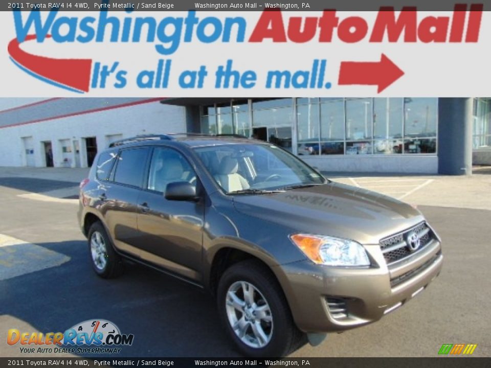 2011 Toyota RAV4 I4 4WD Pyrite Metallic / Sand Beige Photo #1