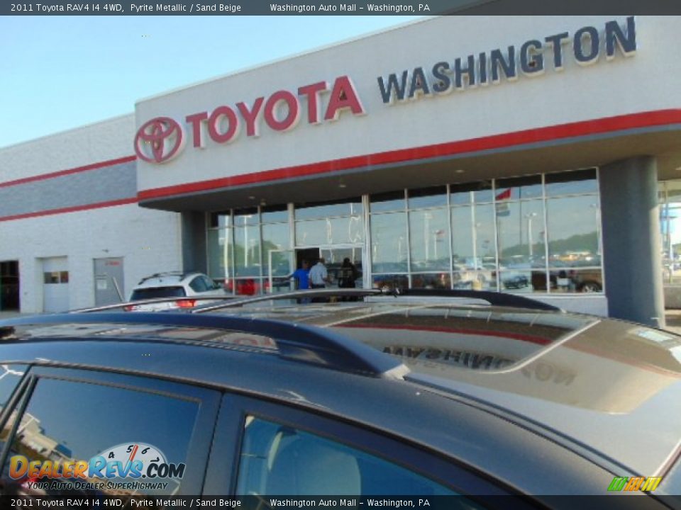 2011 Toyota RAV4 I4 4WD Pyrite Metallic / Sand Beige Photo #3