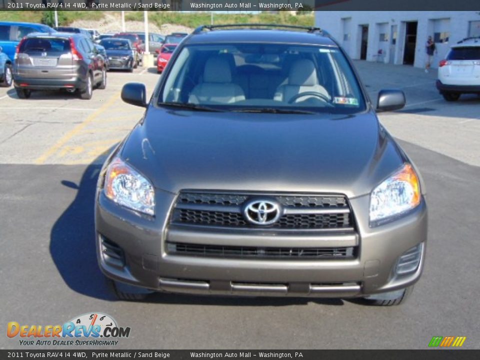 2011 Toyota RAV4 I4 4WD Pyrite Metallic / Sand Beige Photo #4
