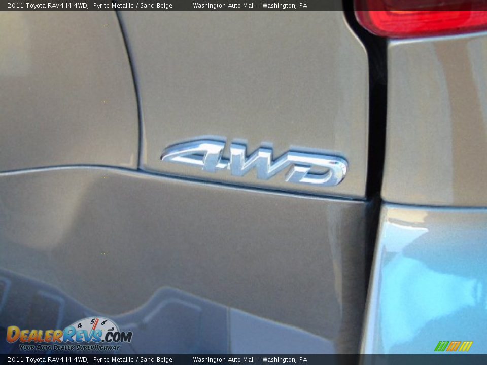 2011 Toyota RAV4 I4 4WD Pyrite Metallic / Sand Beige Photo #9