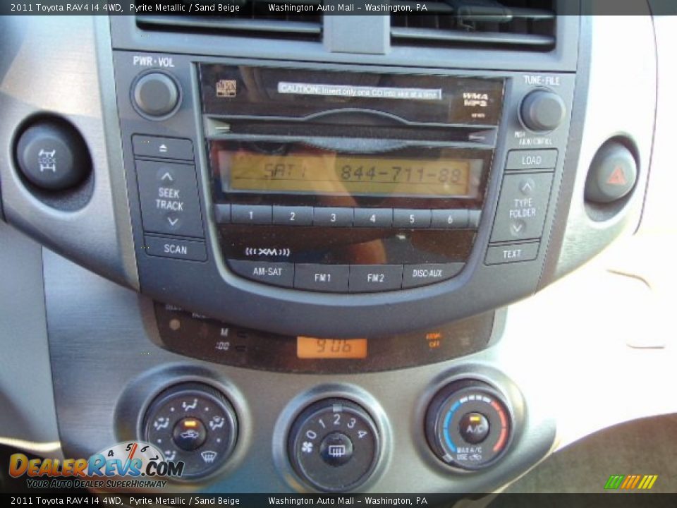2011 Toyota RAV4 I4 4WD Pyrite Metallic / Sand Beige Photo #13