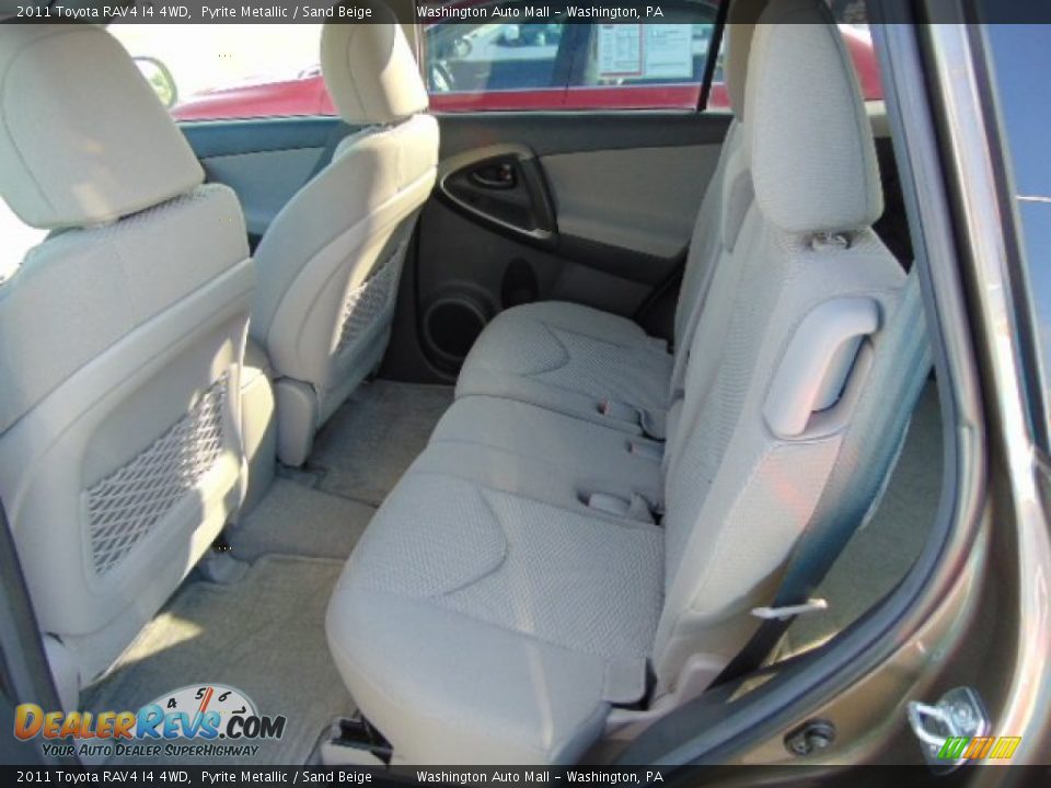 2011 Toyota RAV4 I4 4WD Pyrite Metallic / Sand Beige Photo #16