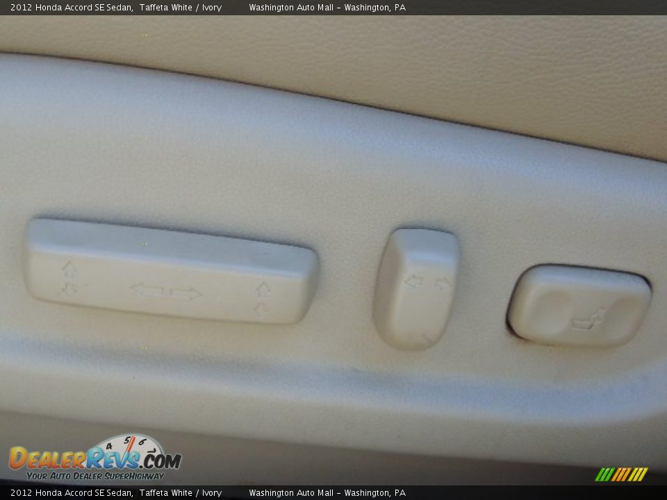 2012 Honda Accord SE Sedan Taffeta White / Ivory Photo #11