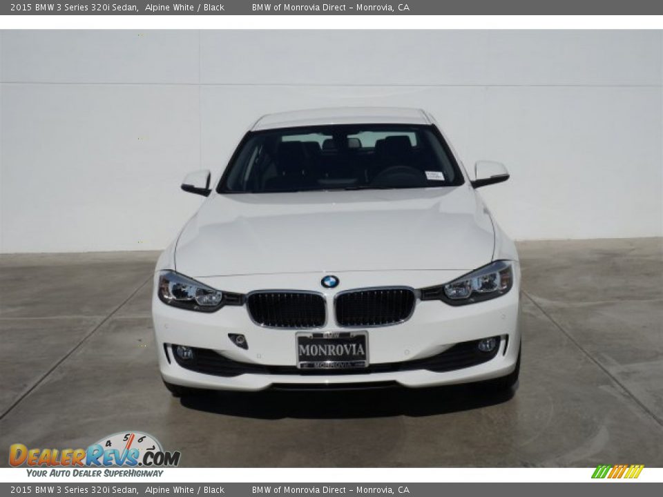 2015 BMW 3 Series 320i Sedan Alpine White / Black Photo #3