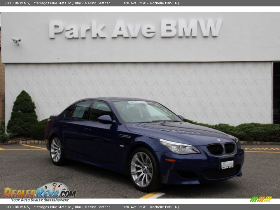2010 BMW M5 Interlagos Blue Metallic / Black Merino Leather Photo #1