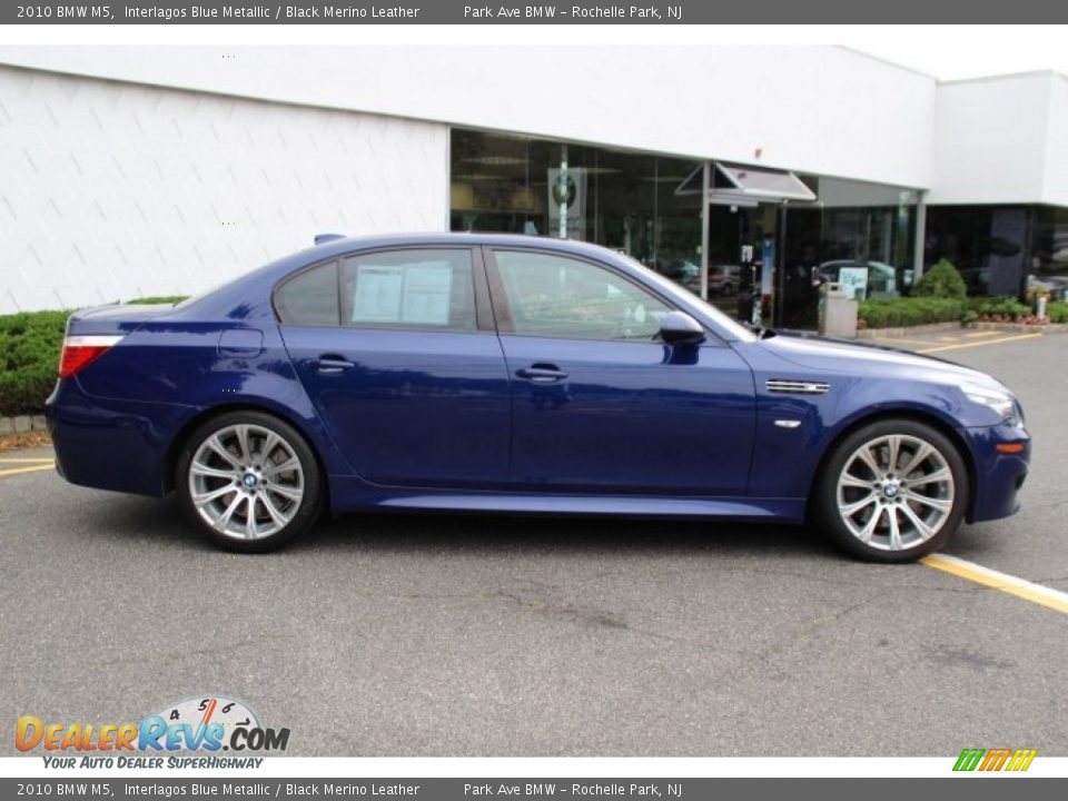 2010 BMW M5 Interlagos Blue Metallic / Black Merino Leather Photo #2
