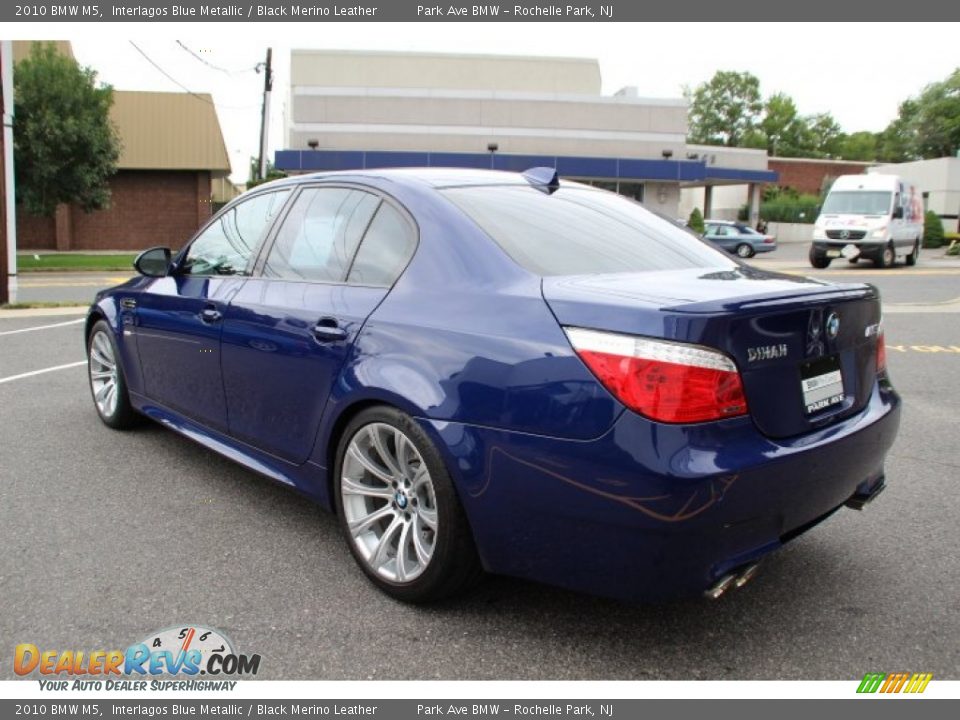 2010 BMW M5 Interlagos Blue Metallic / Black Merino Leather Photo #5