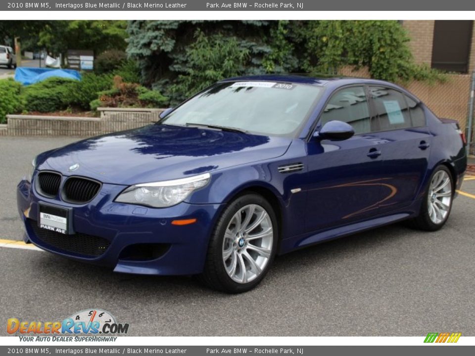 2010 BMW M5 Interlagos Blue Metallic / Black Merino Leather Photo #7
