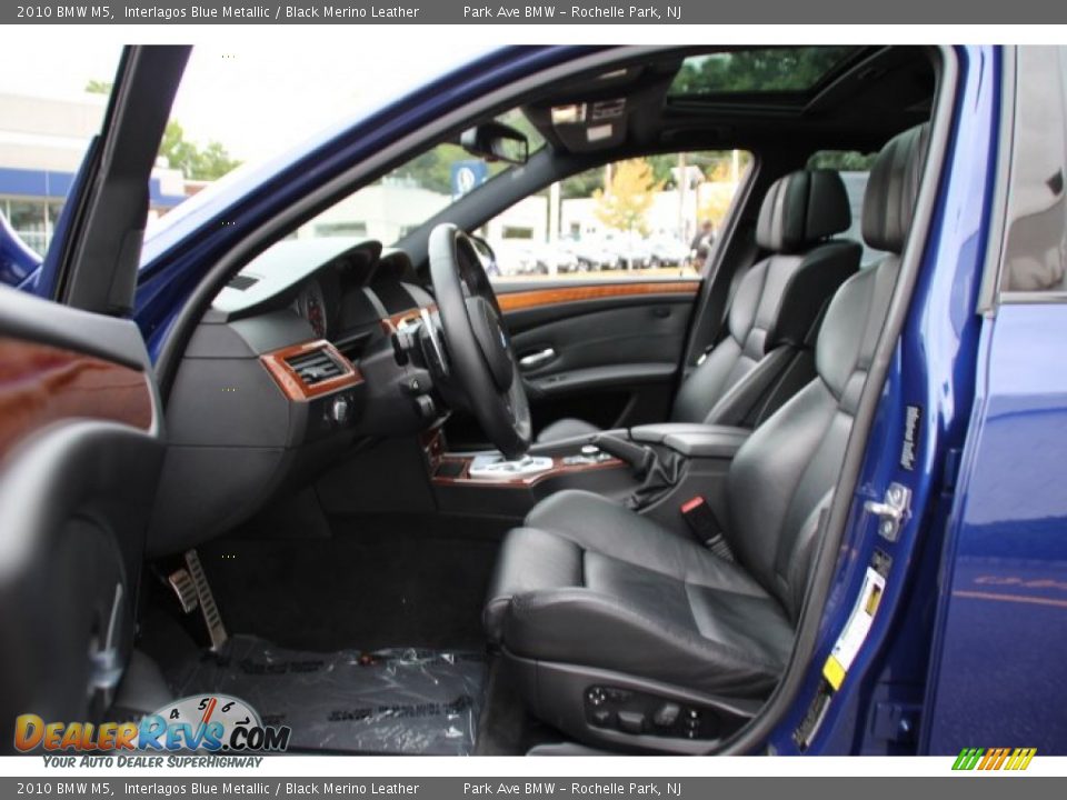 2010 BMW M5 Interlagos Blue Metallic / Black Merino Leather Photo #12