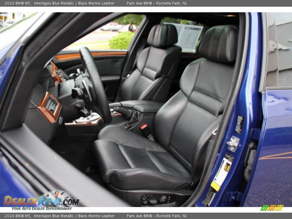 2010 BMW M5 Interlagos Blue Metallic / Black Merino Leather Photo #13