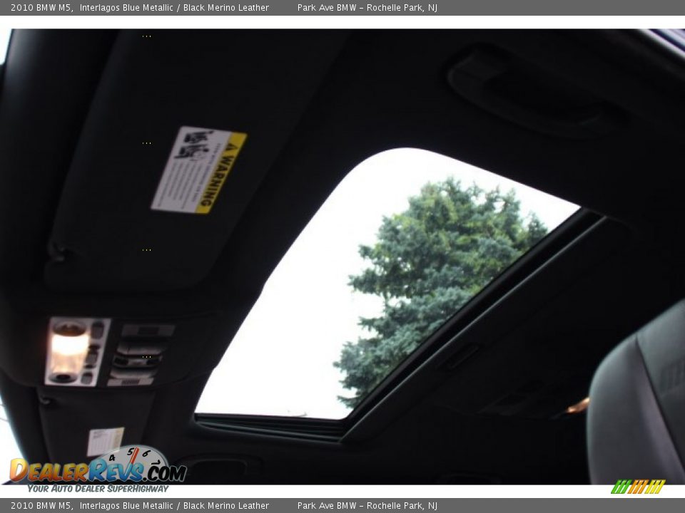 2010 BMW M5 Interlagos Blue Metallic / Black Merino Leather Photo #14