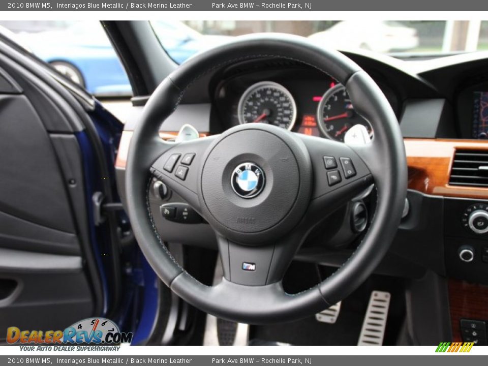 2010 BMW M5 Interlagos Blue Metallic / Black Merino Leather Photo #18