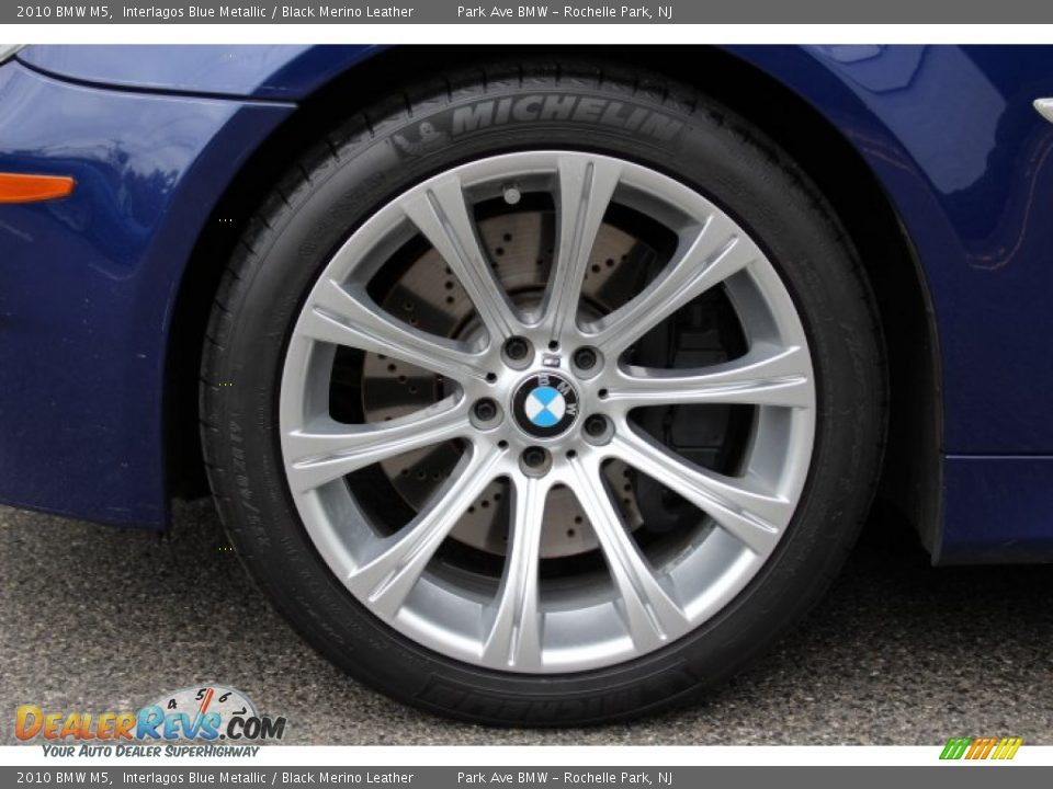 2010 BMW M5 Interlagos Blue Metallic / Black Merino Leather Photo #32