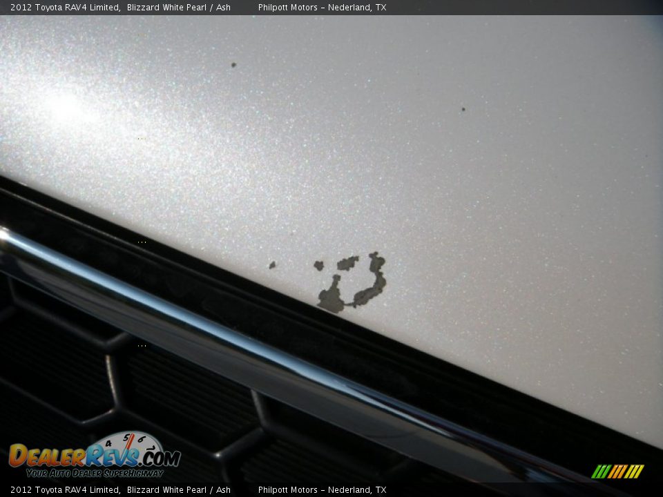 2012 Toyota RAV4 Limited Blizzard White Pearl / Ash Photo #9