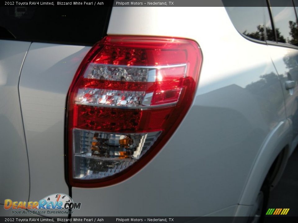 2012 Toyota RAV4 Limited Blizzard White Pearl / Ash Photo #19