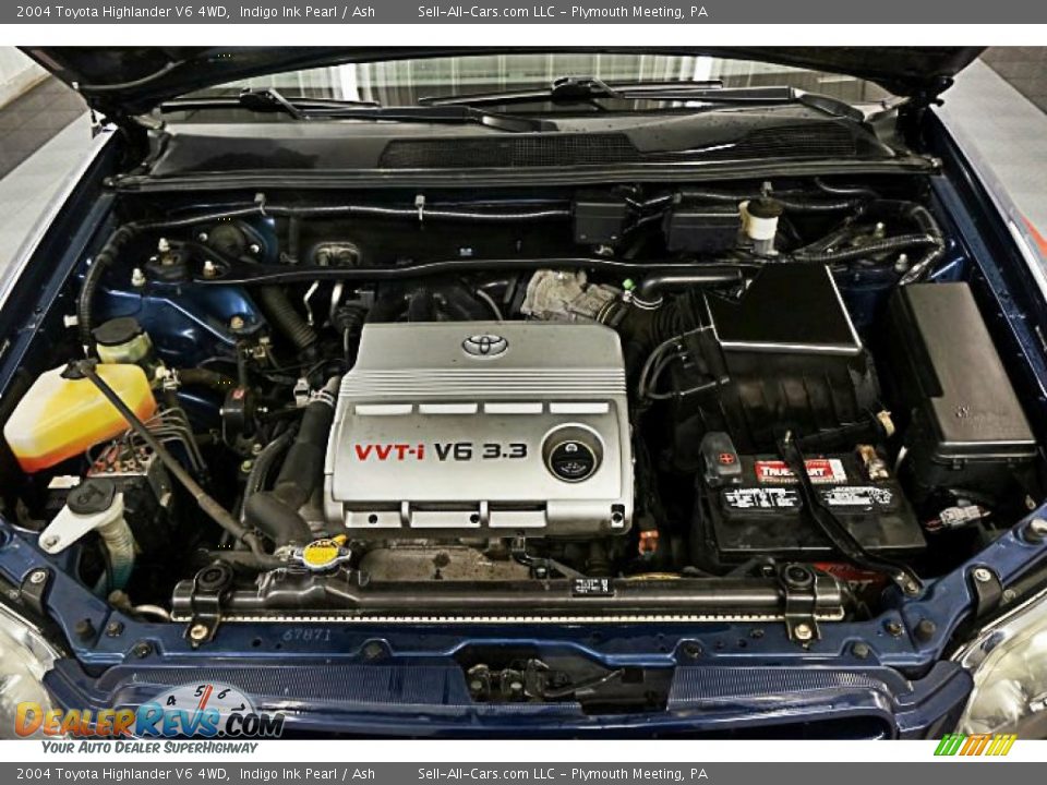 2004 Toyota Highlander V6 4WD 3.3 Liter DOHC 24-Valve VVT-i V6 Engine Photo #9