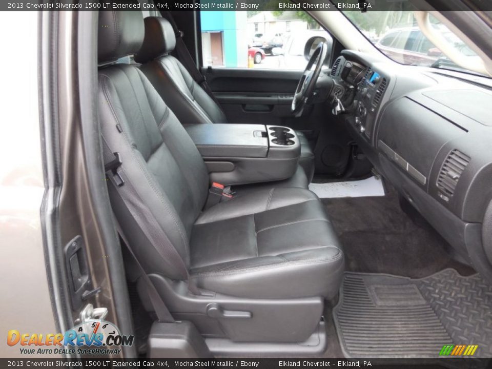 2013 Chevrolet Silverado 1500 LT Extended Cab 4x4 Mocha Steel Metallic / Ebony Photo #13
