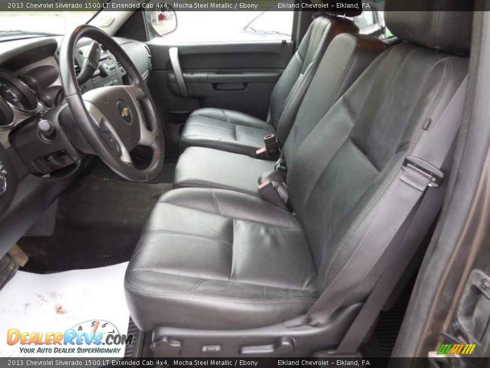 2013 Chevrolet Silverado 1500 LT Extended Cab 4x4 Mocha Steel Metallic / Ebony Photo #26