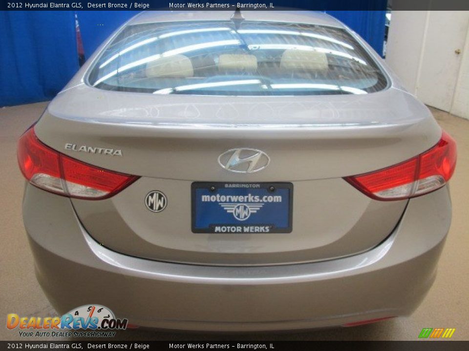 2012 Hyundai Elantra GLS Desert Bronze / Beige Photo #7